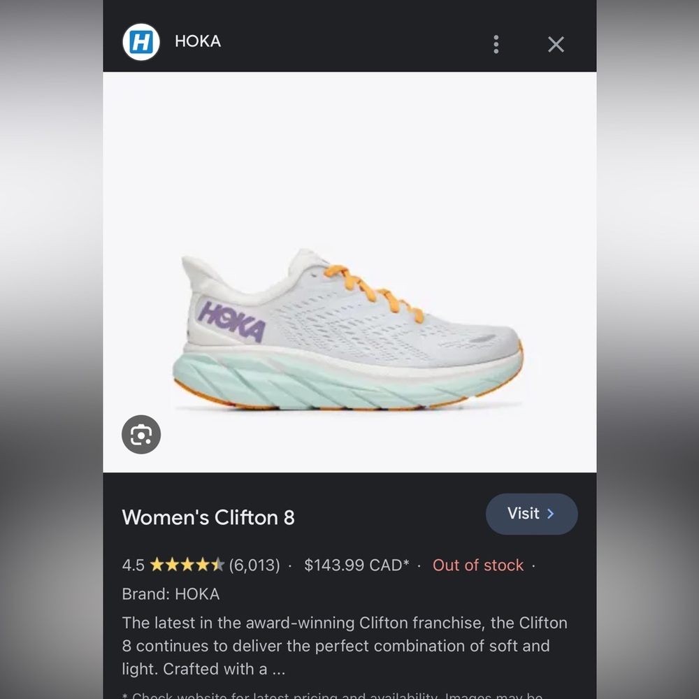 HOKA CLIFTON 8